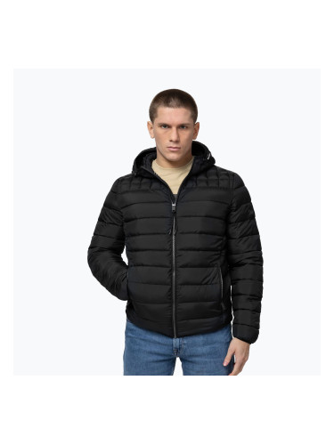 Мъжко зимно яке Pitbull Foothill Hooded Padded black