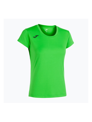 Дамска тениска за бягане Joma Record II fluor green