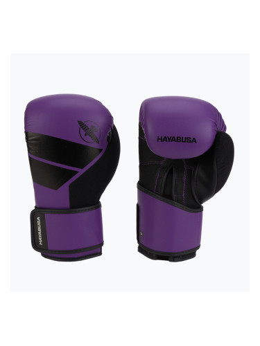 Боксови ръкавици Hayabusa S4 лилаво/черно S4BG