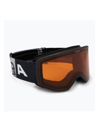 Скиорски очила Alpina Venet black/glacier matt/orange