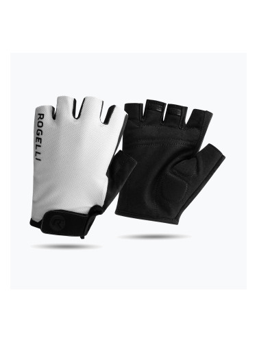 Rogelli Core Jr детски ръкавици за колоездене бели