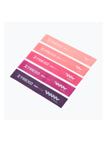 Комплект ластици за упражнения XTREXO Mini Power Band TXO-B4Z053-ALL 5 бр. multicolor