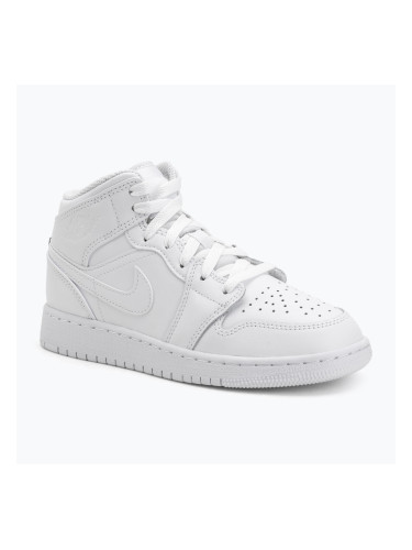 Детски обувки Nike Jordan 1 Mid white/white/white