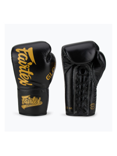 Боксови ръкавици Fairtex Glory Competition Lace Up black