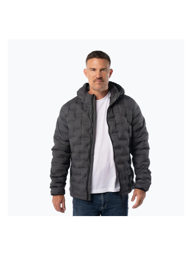 Мъжко зимно яке Pitbull Camino Quilted Hooded graphite
