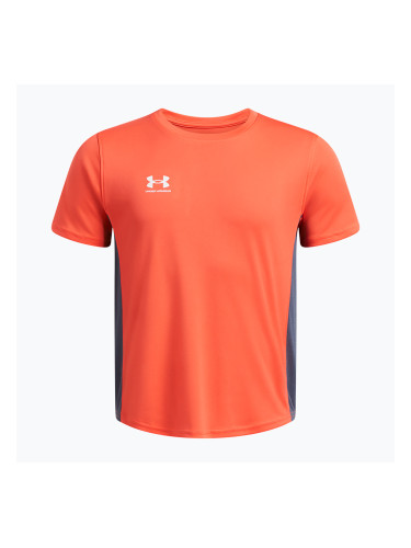 Детска футболна фланелка Under Armour Challenger Train fire/downpour grey/white