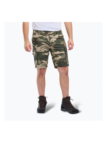 Мъжки къси панталони за трекинг Pinewood Värnamo Serengeti khaki camou
