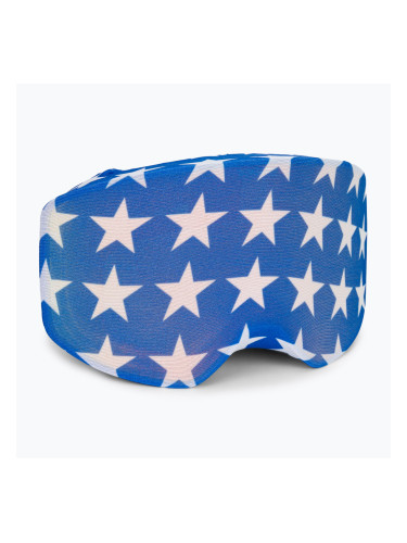 COOLCASC Капачки за очила Бели звезди на синьо 614
