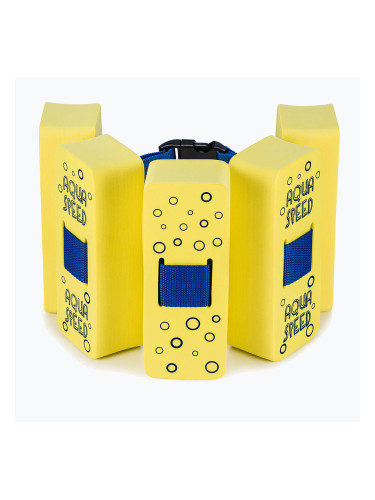 AQUA-SPEED детски плавателен колан Kiddie II Octopus жълт 538