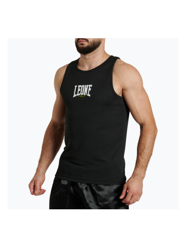 Мъжка тениска за тренировка LEONE 1947 Color Block tank black