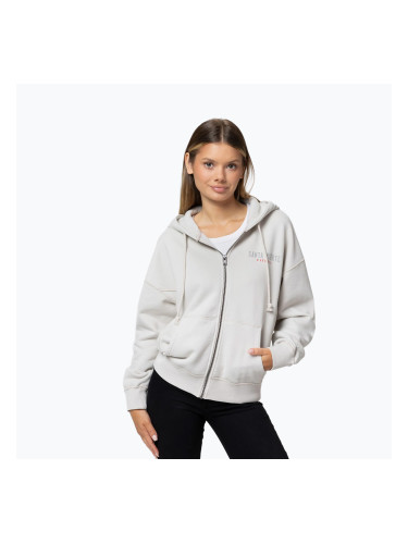 Дамски суитшърт Pitbull Santa Muerte Hooded Zip white stone