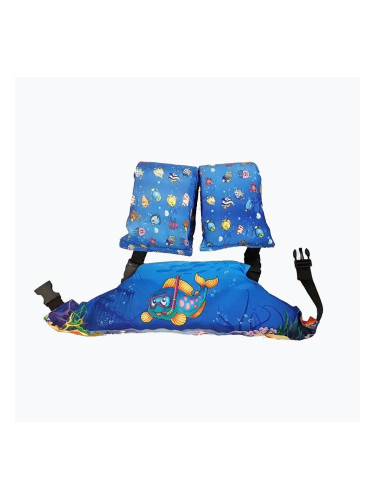 Aquarius Puddle Jumper Fish детска жилетка за плуване синя 1072