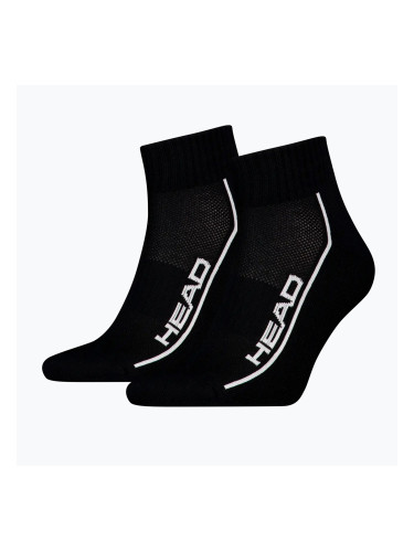 Чорапи HEAD Tennis 2P Performance Quarter 2 pairs black