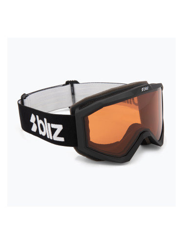 Детски скиорски очила Bliz Liner Jr matte black/orange