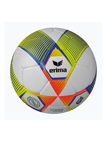 ERIMA Hybrid Lite 350 new royal/fiery-coral football size 5