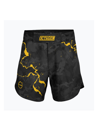 Мъжки шорти за тренировки по ММА Octagon Marble Camo camo yellow