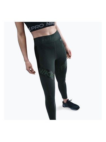 Дамски клин за тренировка Nike Pro Sculpt High-Waisted 7/8 seaweed/vintage green/white