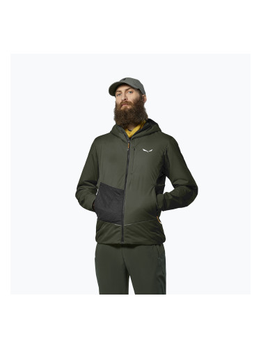 Мъжко хибридно яке Salewa Pedroc Tirol Wool Air Hybrid dark olive