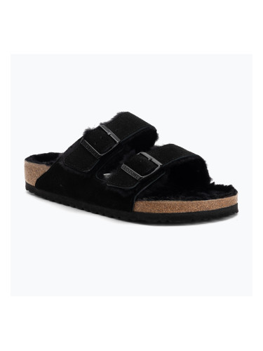 BIRKENSTOCK Arizona Shearling SL Regular черни джапанки