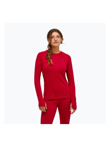 Дамска термоактивна блуза с дълъг ръкав Peak Performance Spirit Crew tech burgundy