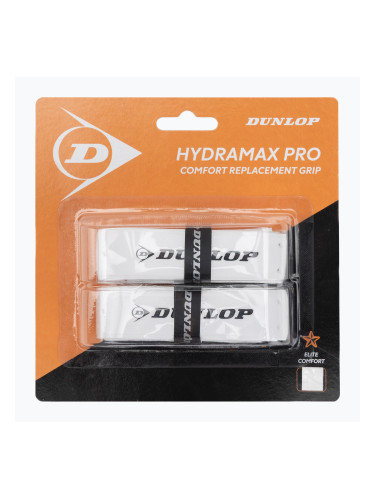 Грип за скуош ракета Dunlop Hydramax Pro Replacement Grip 2 бр. white