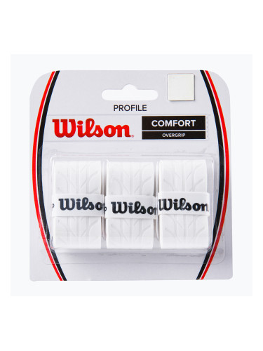Уилсън Профил за тенис с бяла ръкохватка WRZ4025WH+