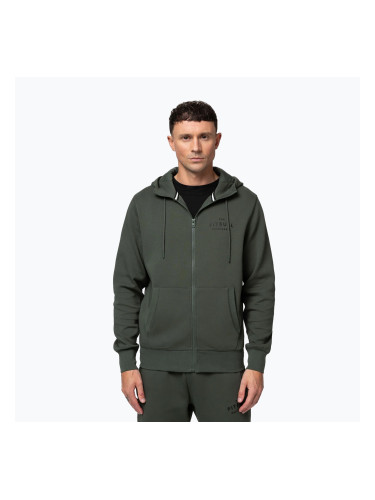 Мъжки суитшърт Pitbull Sampson Hooded Zip Sweatshirt old green