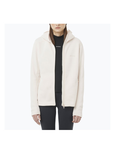 Дамски суитшърт Salomon Outline Warm Fleece Hoodie whisper white