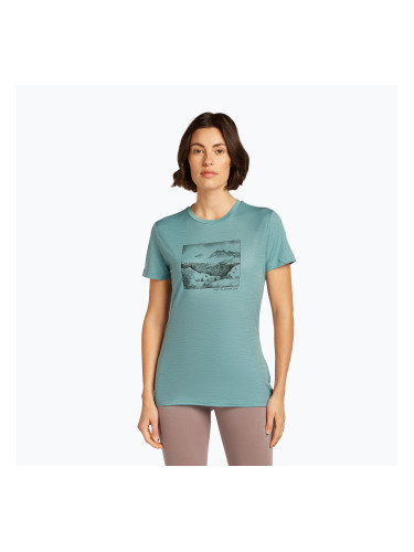 Дамска тениска icebreaker Merino 150 Tech Lite Terrain hydro