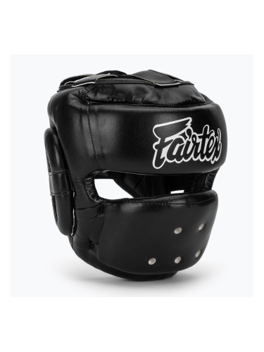 Боксова каска Fairtex Full Face Protector black