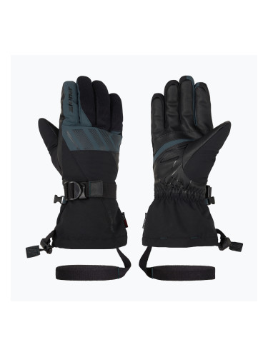 Мъжки скиорски ръкавици ZIENER Ghalion Aquashield black/electric grass