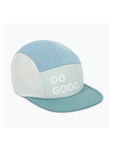 Бейзболна шапка Cotopaxi Do Good 5-Panel от пяна/синя трева