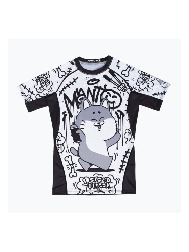 MANTO Debza мъжки суитчър бял/черен