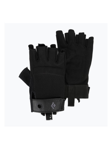Black Diamond Crag ръкавици за катерене с половин пръст черни BD8018640002XS