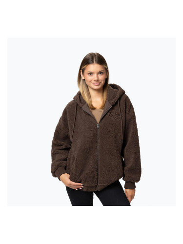 Дамски суитшърт Pitbull Daisy Hooded Zip dark chocolate