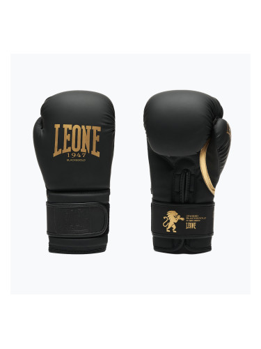 Боксови ръкавици LEONE 1947 Idol black/gold