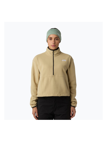 Дамски суитшърт The North Face Glacier Fleece 1/2 Zip Short khaki stone