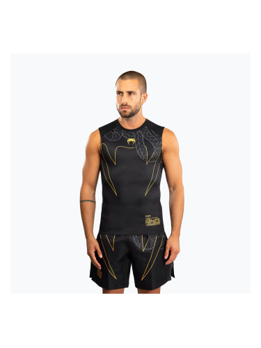 Мъжки рашгард Venum Serpenti Rashguards Sleeveless black/silver/gold