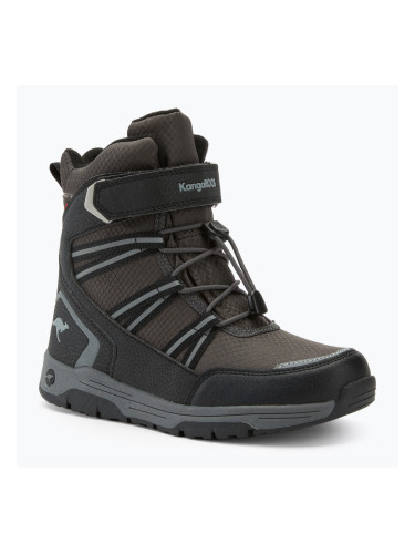 Юношески ботуши за сняг KangaROOS K-MJ Eldora EV RTX jet black / steel grey