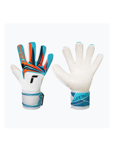 Вратарски ръкавици Reusch Attrakt SpeedBump white/light blue