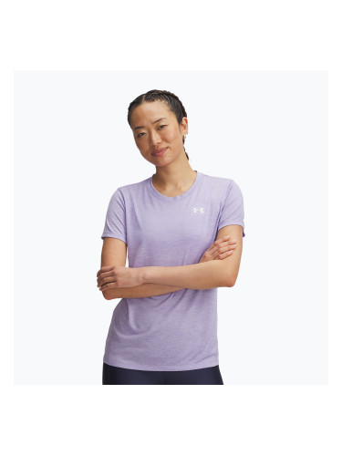 Дамска тениска за тренировка Under Armour Tech Twist transparent/white