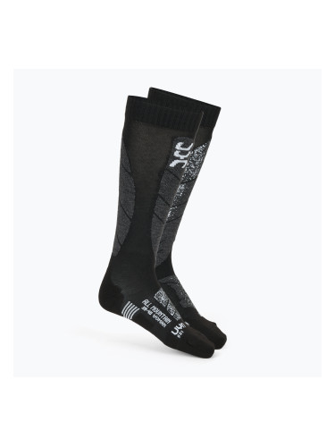 Дамски скиорски чорапи UYN Ski All Mountain black/white