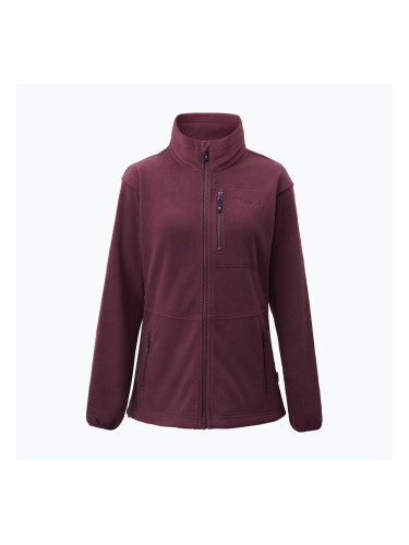 Дамски суитшърт за трекинг Pinewood Finnveden Fleece earth plum