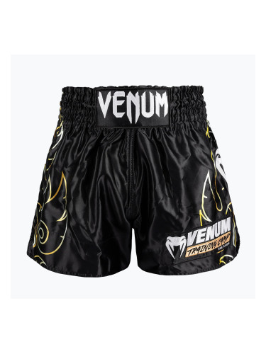Мъжки шорти за тренировка Venum VTC Flames Muay Thai black/gold