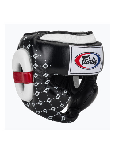 Боксова каска Fairtex Super Sparring black/white
