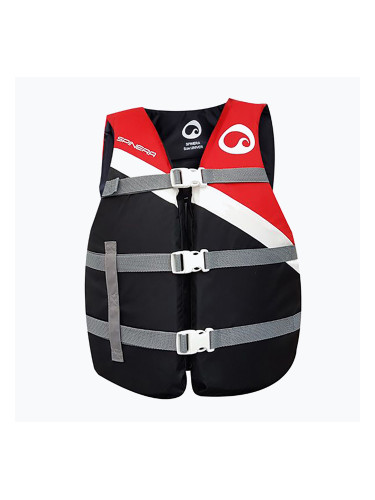 SPINERA Универсална найлонова жилетка 50N жилетка за спускане черно/червено 18293