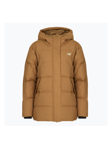 Дамско пухено яке New Balance NBX Soft Alpine Icon Down brown