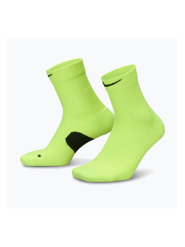 Чорапи Nike Running Midweight Micro Crew volt/black/black