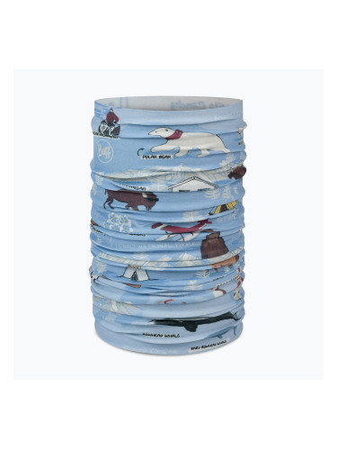 Многофункционална детска кърпа BUFF Original Ecostretch imus washed blue