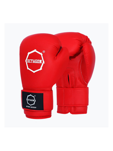 Червени боксови ръкавици Octagon Kevlar